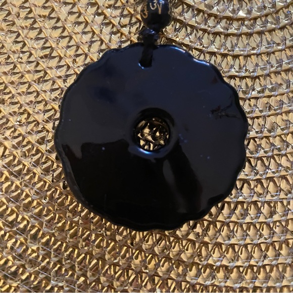 Black Dragon Pendant Necklace, Unisex - Picture 6 of 6